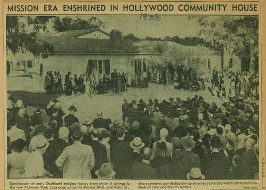 Great Hall-Long Hall dedication in 1938